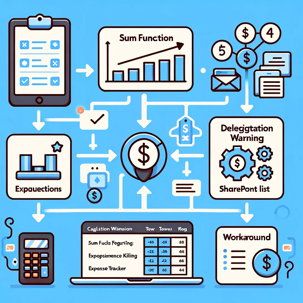 Calculate Totals for Rows in a SharePoint List Without Triggering Delegation Warnings