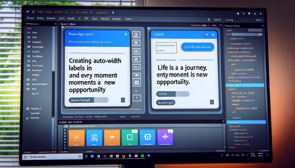 Creating Auto-Width Labels in Power Apps