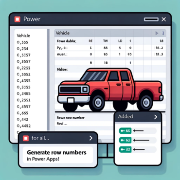 Generate Row Numbers in Power Apps!