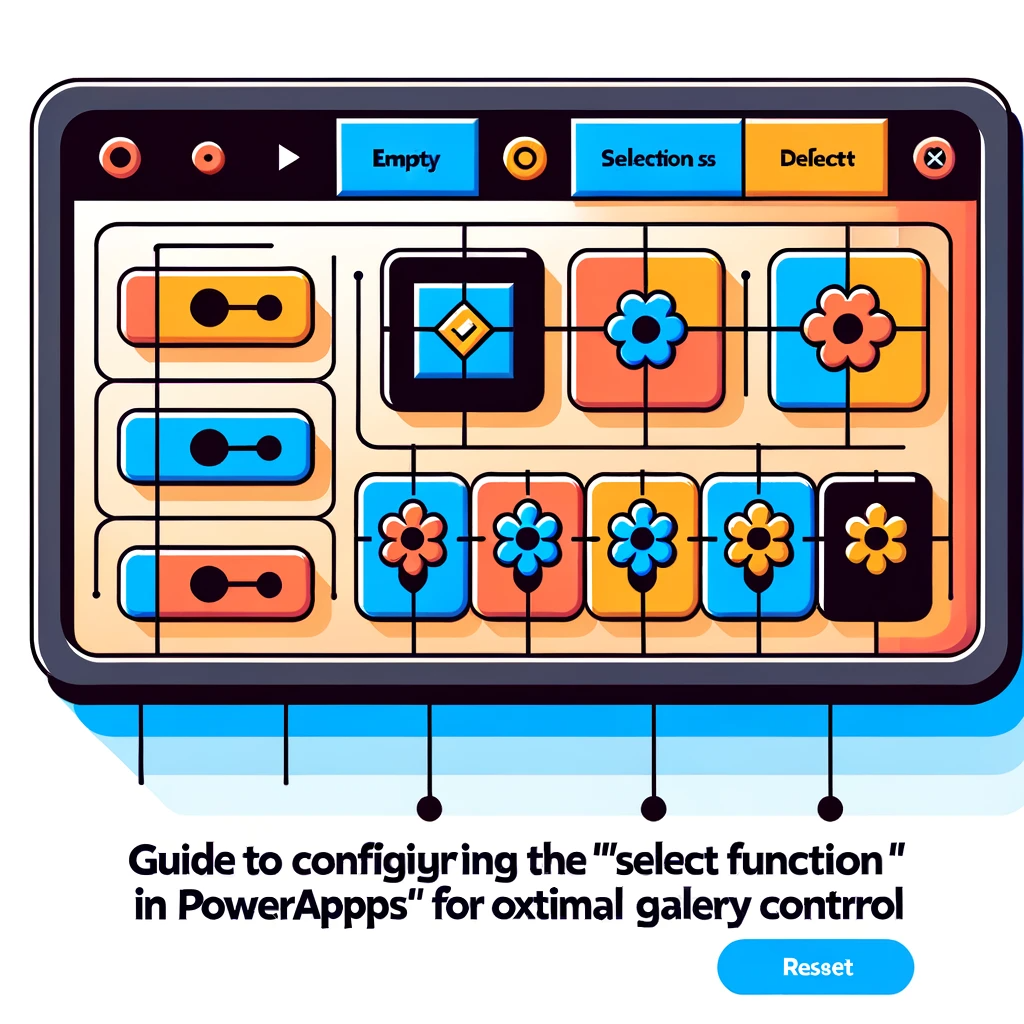 Guide to Configuring the “Select Function” in PowerApps for Optimal Gallery Control