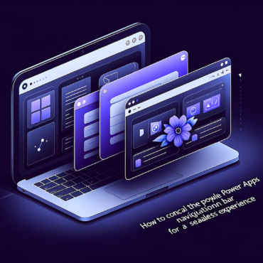 How to Conceal the Purple Power Apps Navigation Bar at Runtime for a Seamless Experience