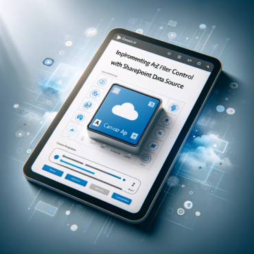 Implementing A-Z Filter Control in Canvas App with SharePoint Data Source