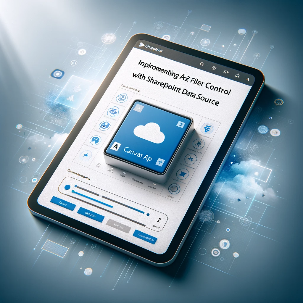 Implementing A-Z Filter Control in Canvas App with SharePoint Data Source