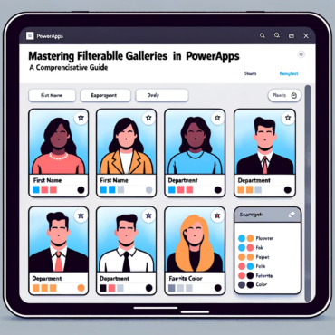 Mastering Filterable Galleries in PowerApps A Comprehensive Guide