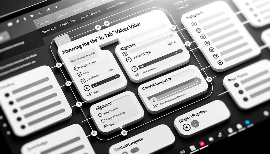 Mastering the In Tab Values Feature with Power Apps Modern Controls