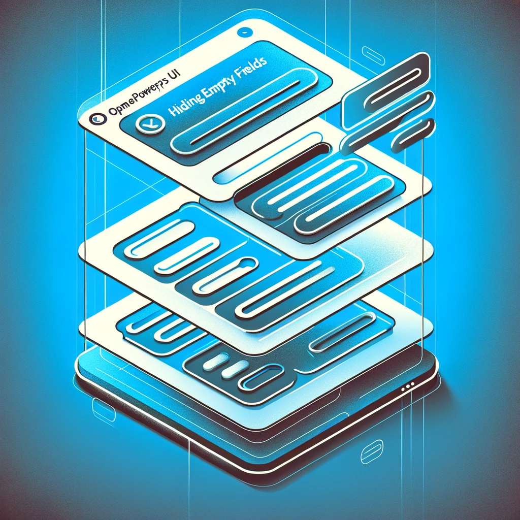Optimizing PowerApps UI Hiding Empty Fields Effectively