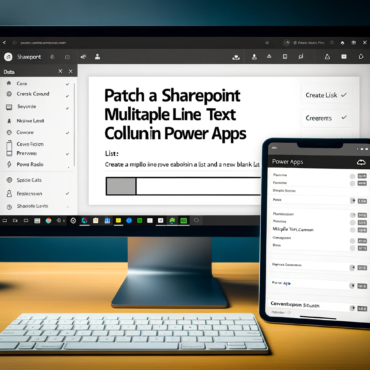 PATCH A SharePoint Multiple Line Text Column In Power Apps