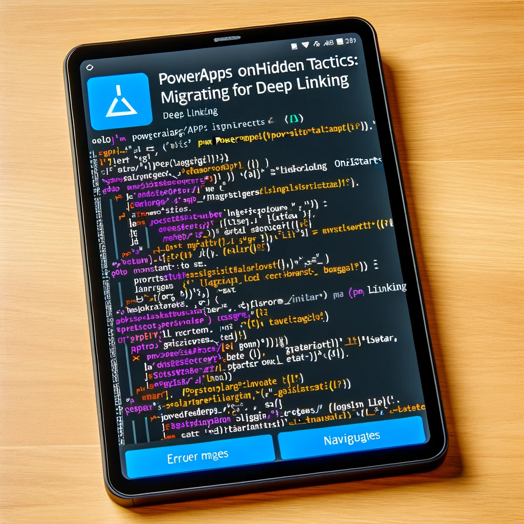 PowerApps OnHidden Tactics Migrating OnStart for Deep Linking