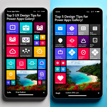Top 5 UX Design Tips for Power Apps Gallery