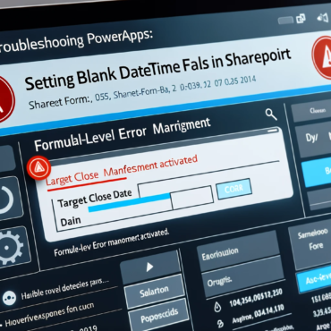 Troubleshooting PowerApps Setting Blank Datetime Fields in SharePoint Forms