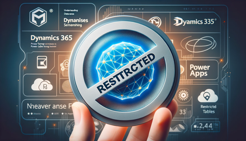 Understanding Dataverse Licensing A Deep Dive into Restricted Tables