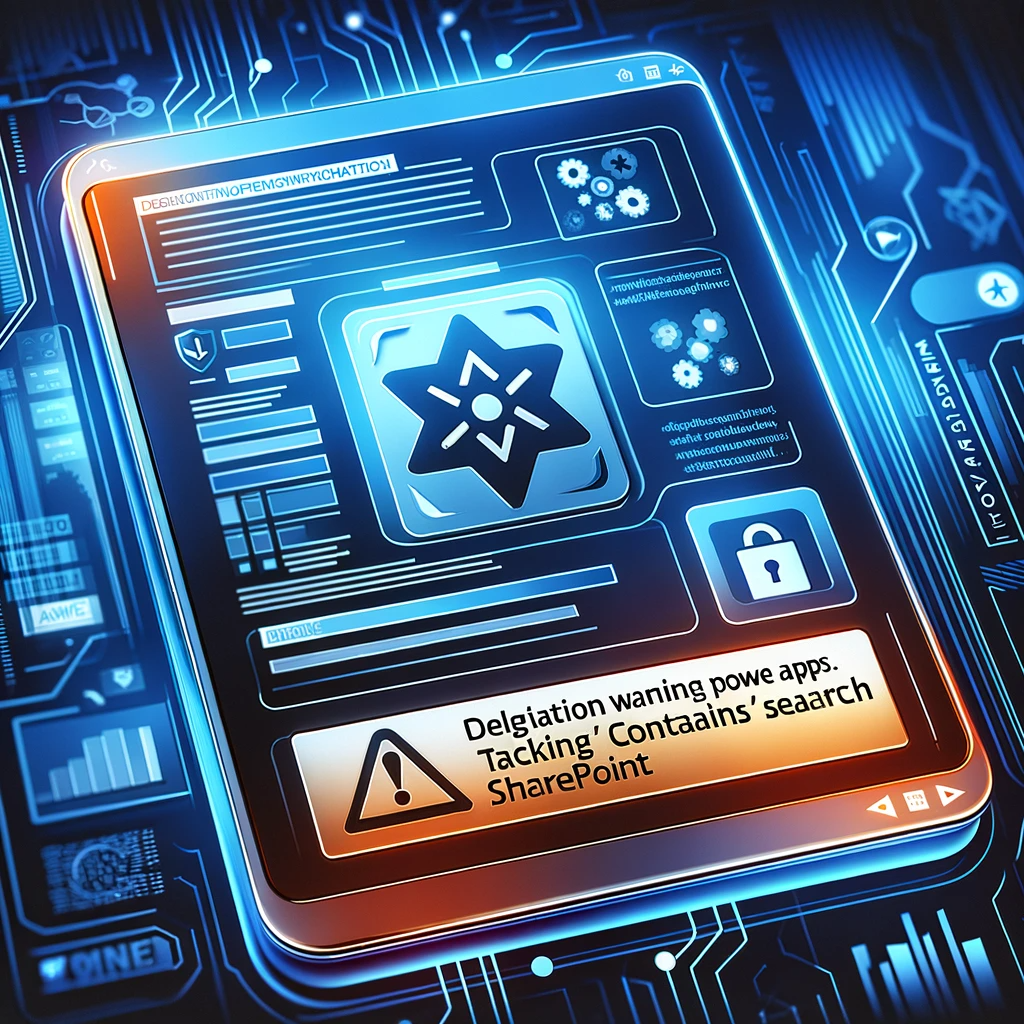 Delegation Warning PowerApps Tackling ‘Contains’ Search in SharePoint