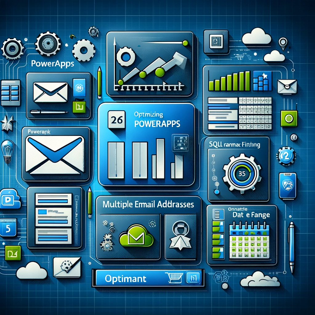 Optimizing PowerApps Managing Multiple Email Addresses and SQL Date Range Filtering