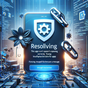 Resolving “This app isn’t opening correctly” Error Fixing “InsufficientActivePlanForApp” Message