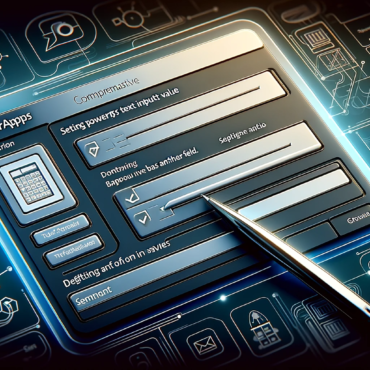 Setting PowerApps Text Input Value Based on Another Field A Comprehensive Guide